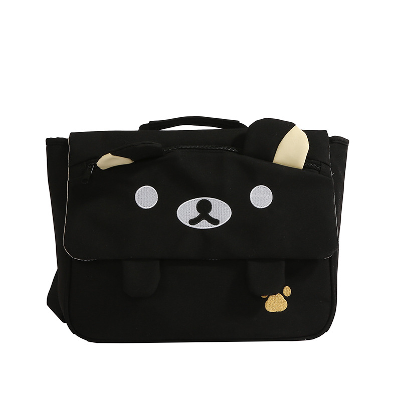 Mochila escolar de gran capacidad de dibujos animados lindos osos en forma de mochila para niños y niñas nueva mochila infantil de comercio exterior