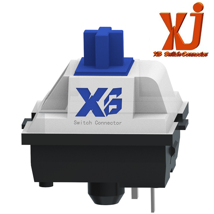 Supply computer keyboard switch reset keyboard switch vertical two-pin plug-in blue axis keyboard switch