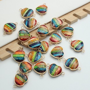 24x16x5mm��Ȼ�ۻ���ʯ�����ΰ�߅�߲�ƴ���p���B����DIY�Ʒ