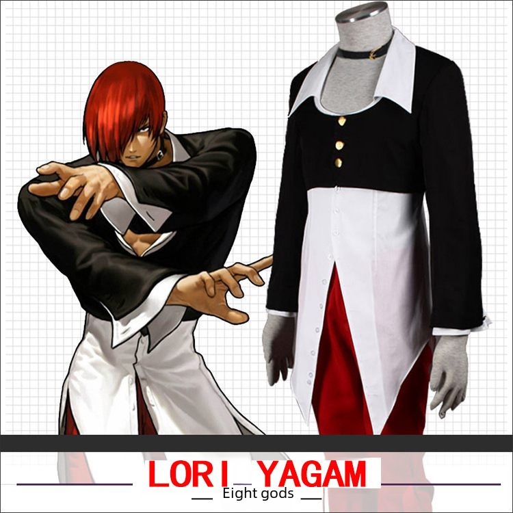 拳皇八神庵草薙京cosplay服裝 酷漫緣動漫遊戲cos服裝廠家