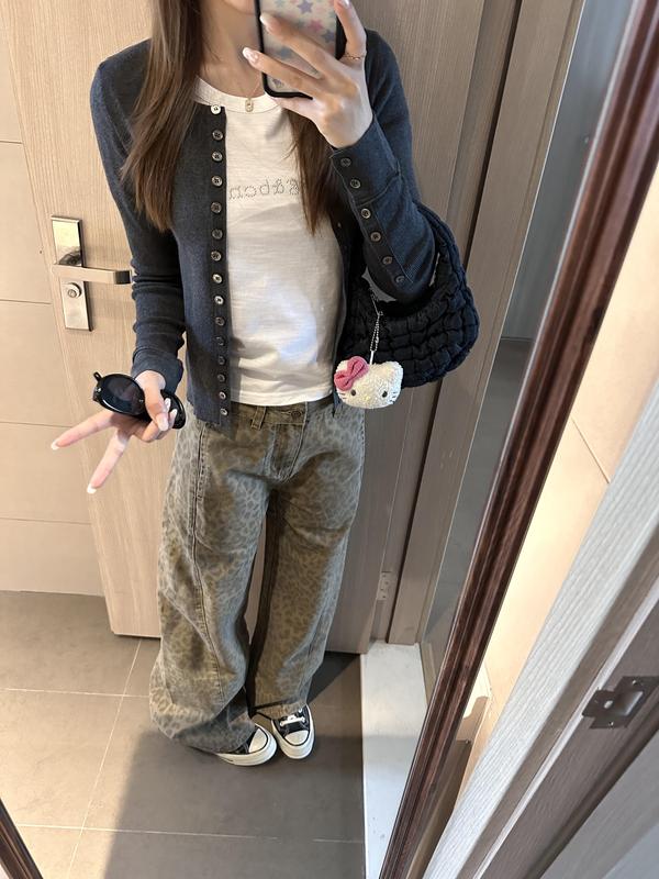 针织衫上衣女2025新款早秋季韩系时尚感慵懒休闲外搭开衫毛衣外套|undefined