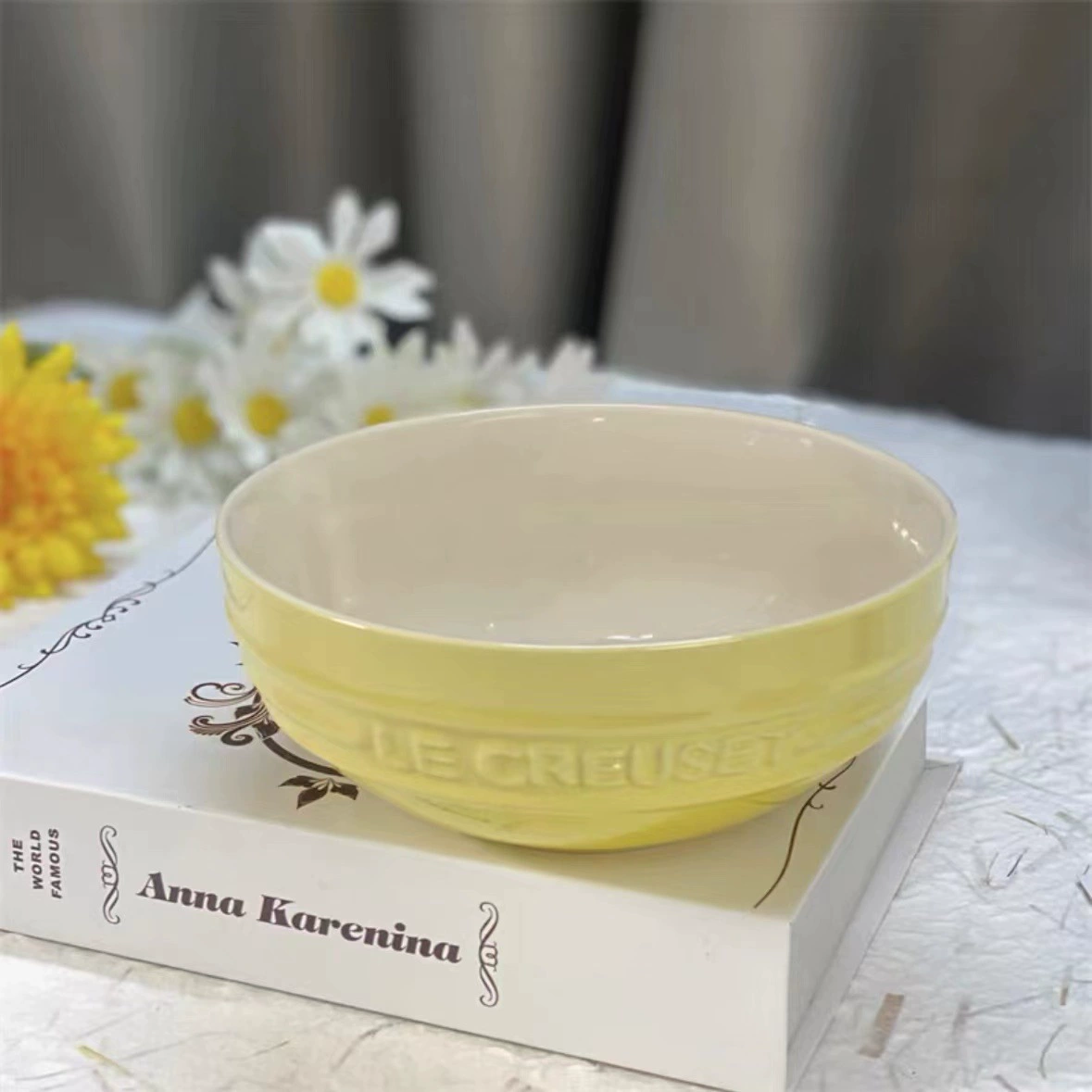 Le Creuset 15 см миска для лапши/рисa — французская посуда в ярких цветах, набор с подарочной упаковкой