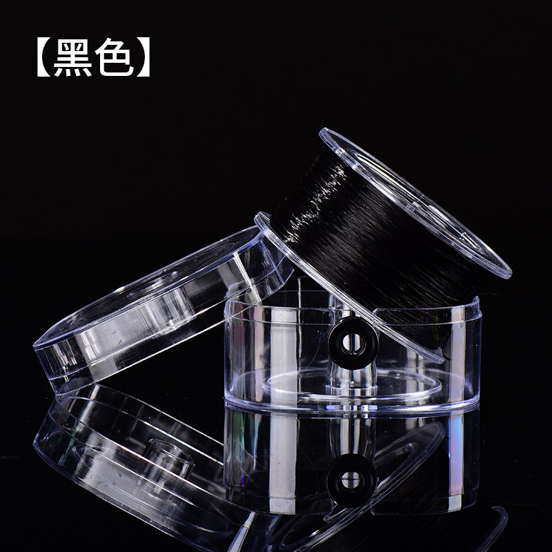High quality black silk threads, 0.8mm, 90meter