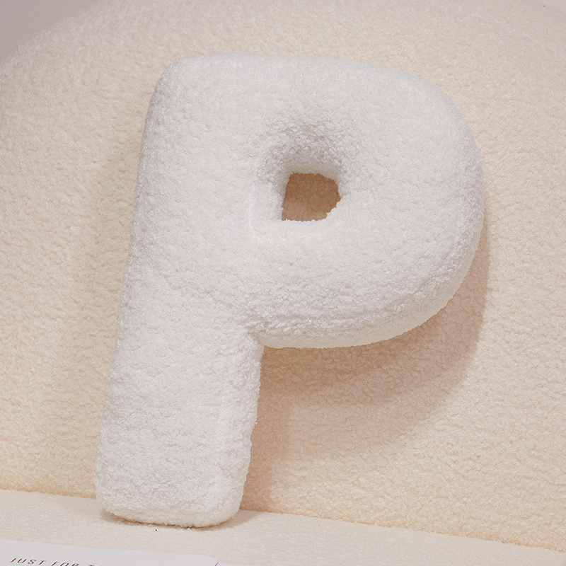 Cojín de Peluche con Forma de Letra de Felpa Decorativo para Fotografía image 48