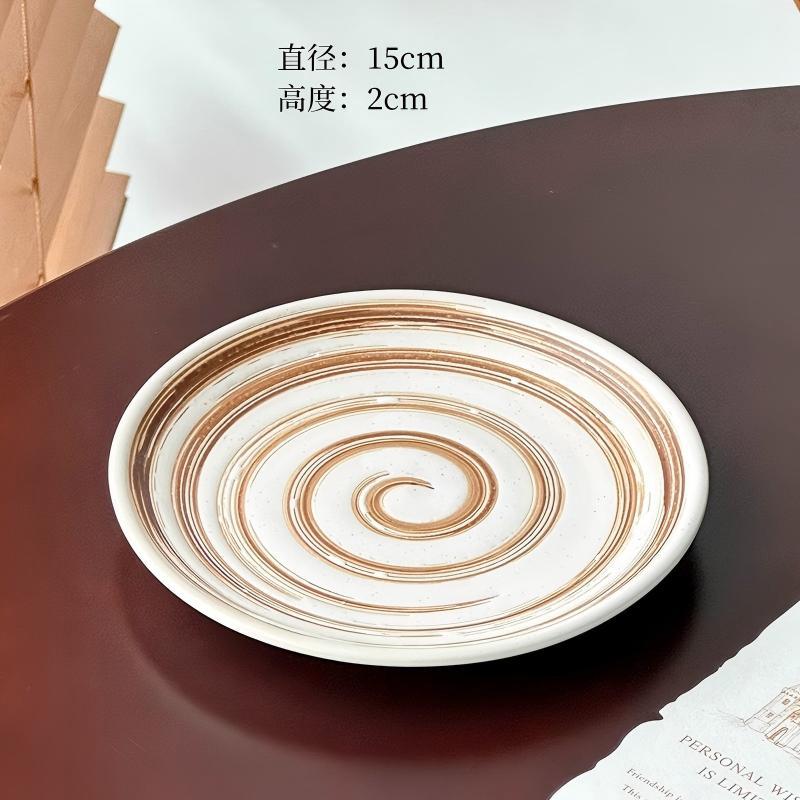 6-inch 15cm coil shallow dish-white