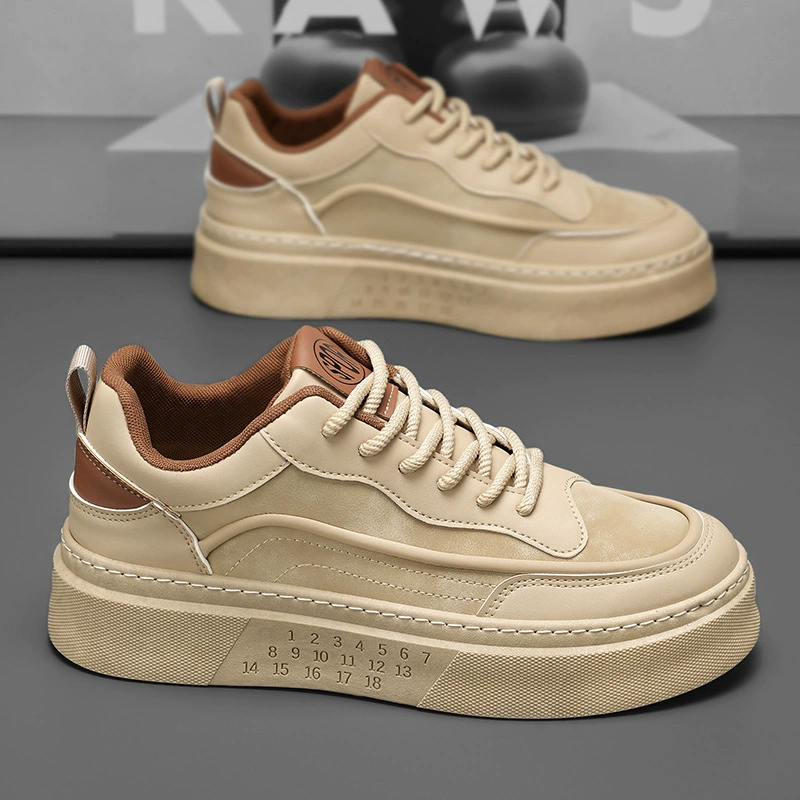 Весенние мужские туфли новые дышащие маленькие белые туфли для студентов мужского пола.