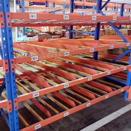 厂家制定流利式货架 重型滚轮组装货架云仓分拣流利滑动 仓储配送