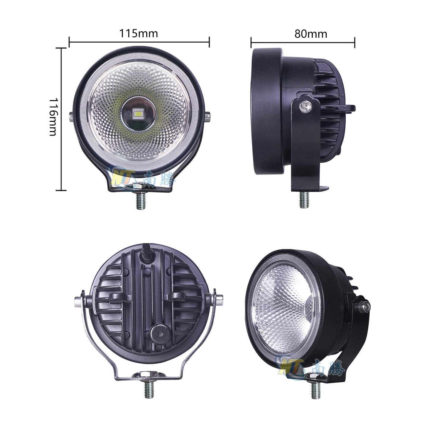 Carcasa de luz antiniebla de automóvil Carcasa de foco de automóvil Carcasa de foco de motocicleta Kit de carcasa de luz de vehículo todoterreno