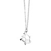 Cartoon necklace stainless steel, short chain for key bag , Japanese and Korean, simple and elegant design, wholesale