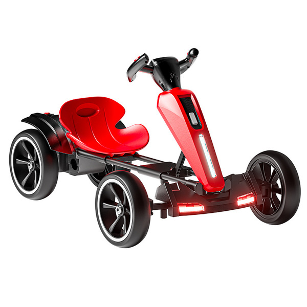 Folding electric karting with seat