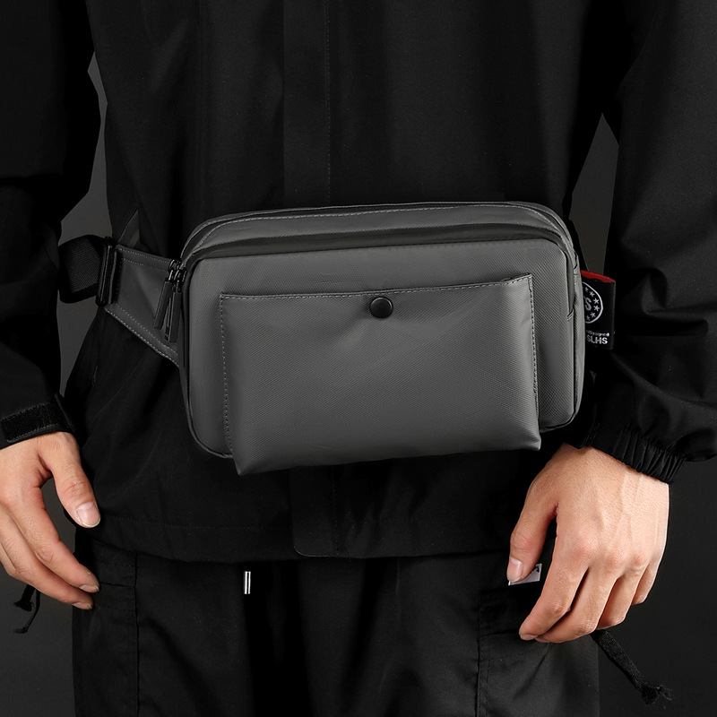 WEPOEWR nuevo bolso de pecho de moda, bolso de cintura portátil para hombres, bolso de hombro simple, bolso de tendencia callejera