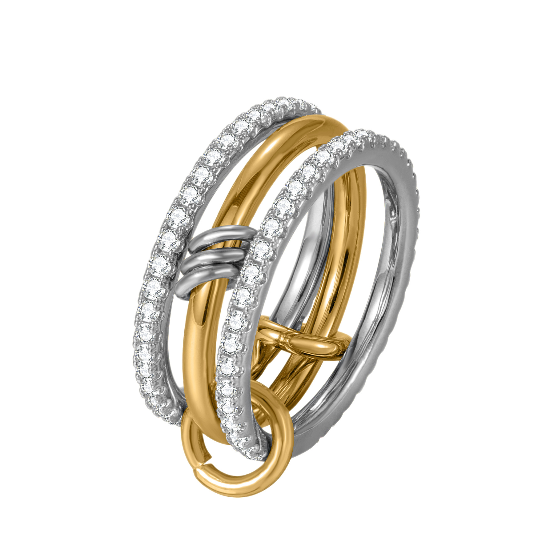 Shine Bright Everyday With Our Stunning Oval CZ Engagement Ring, 925 Sterling Silver Four-prong Setting. Stack With Three-row Cz, Minimalist Matte Geo_voghion.com