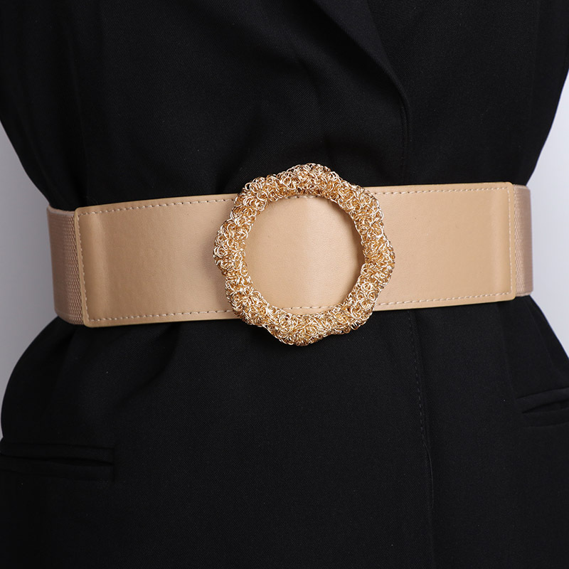 Sunflower Belt Women's Wide Decorative Fashion All-match Dress Sweater Cashmere Coat Suit Matching Skirt Waist Seal Belt