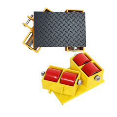 Move the tank truck straight ahead and turn to the swivel-type small tank carrier with 6T and 8 tons, 30 tons, 15 rubber wheel heavy object tank.