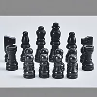 Деревянная шахматная доска, развивающие игрушки для тренировки мышления, деревянные шахматные фигуры из цельного дерева, аксессуары для шахматных фигур