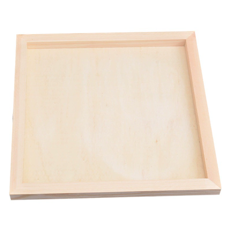 Глиняная фоторамка, деревянная прямоугольная фоторамка, массивная деревянная рамка для масляной живописи, квадратная 7inch 6inch глиняная рамка, стерео рамка для масляной живописи