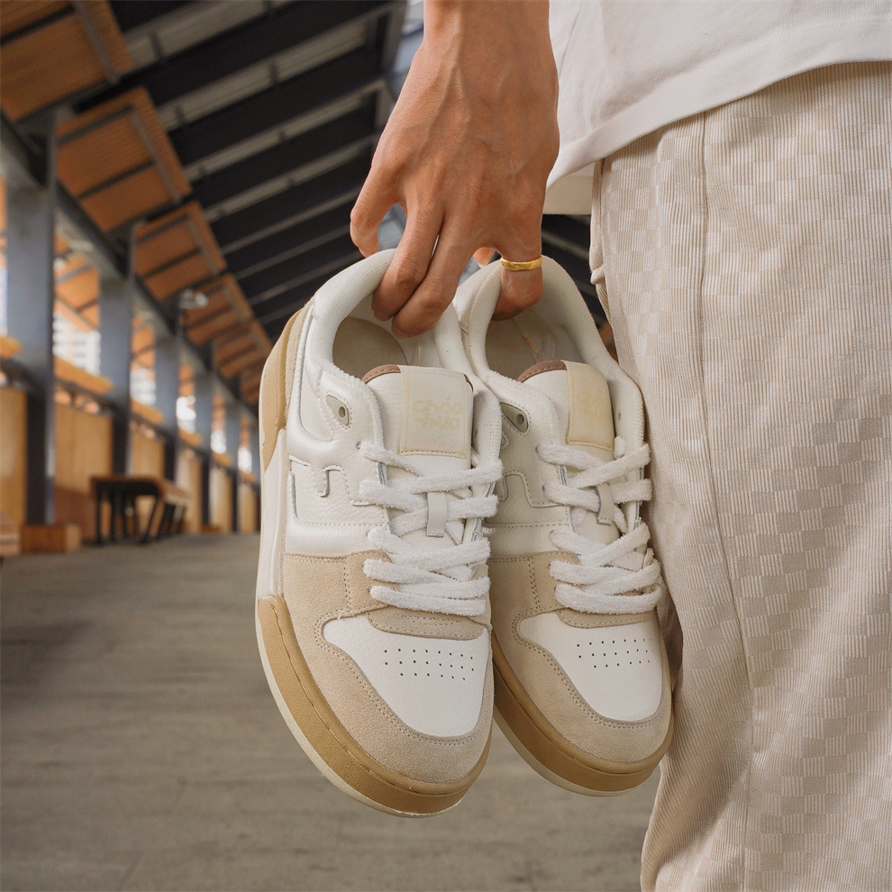 Putian High Version Color Matching White Shoes Vintage Couple Casual sneaker Platform Board Shoes Men's All-match Casual Shoes Women