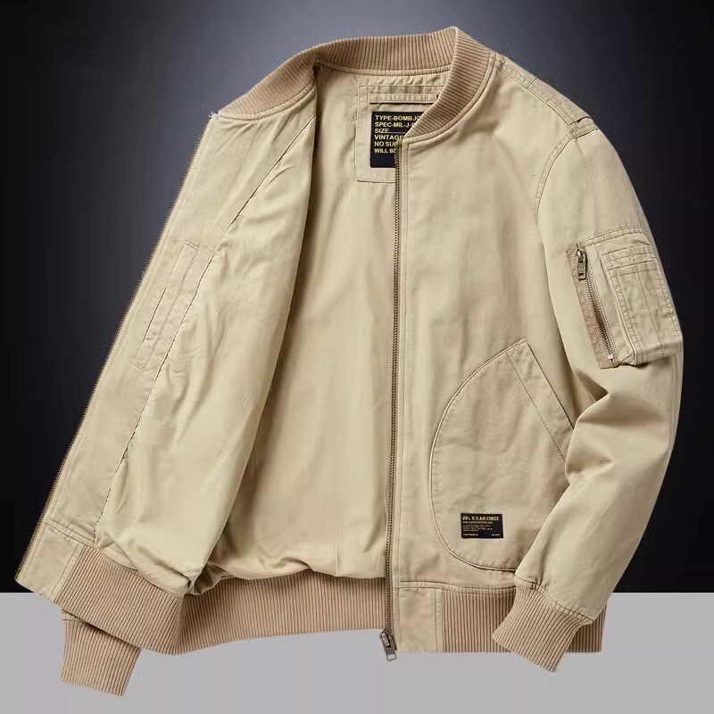 Retro Trendy Brand Loose 2025 New Japanese Style Style Pilot Jacket for Men and Women Couples Spring and Autum Fashion Baseball Jacket