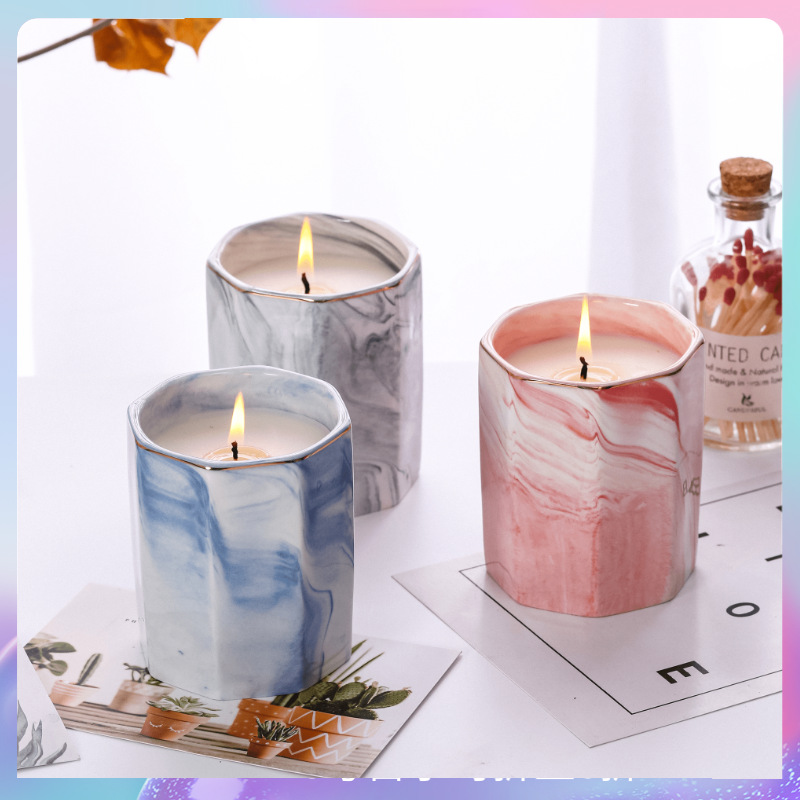 Marble aromatherapy, brand candle, perfumed oil