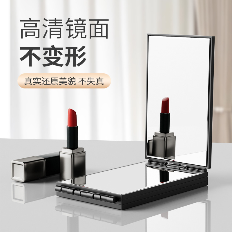 跨境自己理发四面镜子可以看到后脑勺的照后脑勺可折叠便携式随身