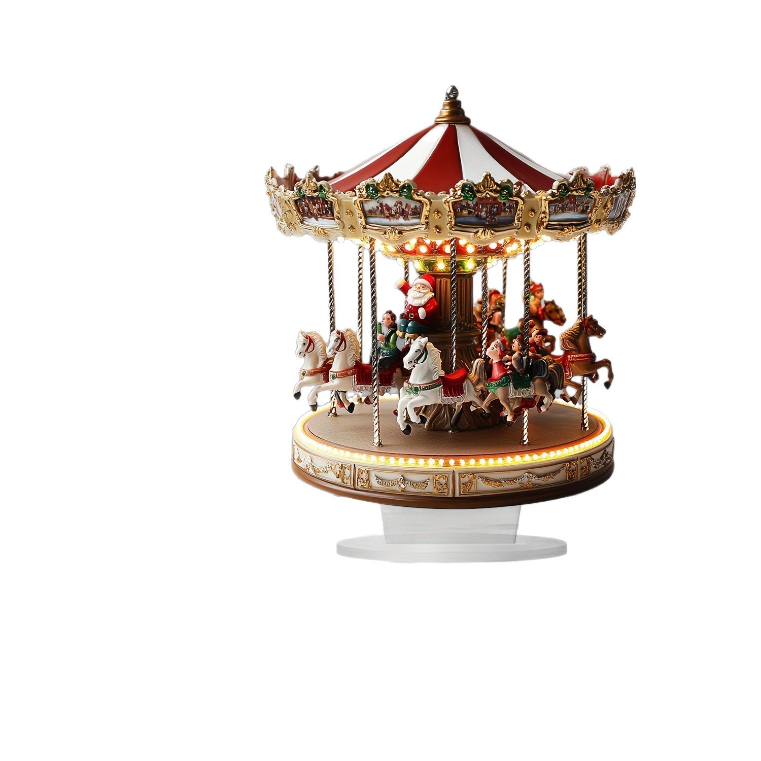 Navidad transfronteriza tren parque de atracciones 2D acrílico plano impermeable decoración de escritorio sala de estar decoración