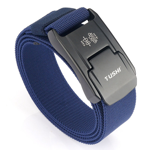 New Aluminum Alloy Outdoor Tactical Nylon Belt Workwear Men's Pants Belt Training Elastic Belt Manufacturer Wholesale