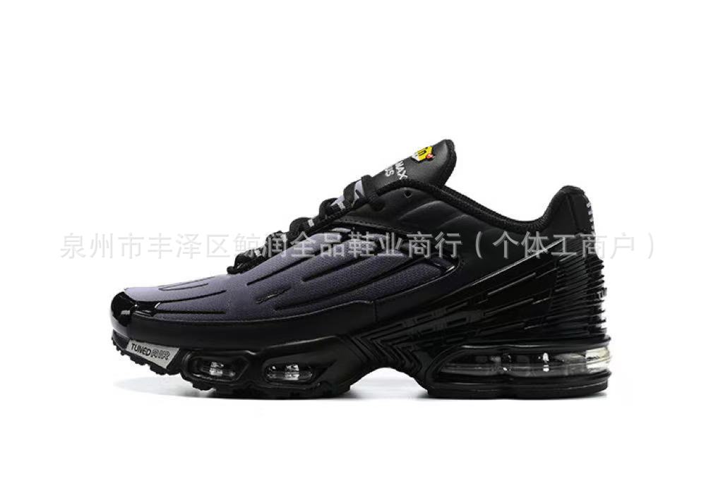 Transfronterizos exclusivos para TN3 zapatos de cojín de aire de cuero para hombres y mujeres, zapatos deportivos casuales de empalme PLUS3 zapatos de carrera de comercio exterior