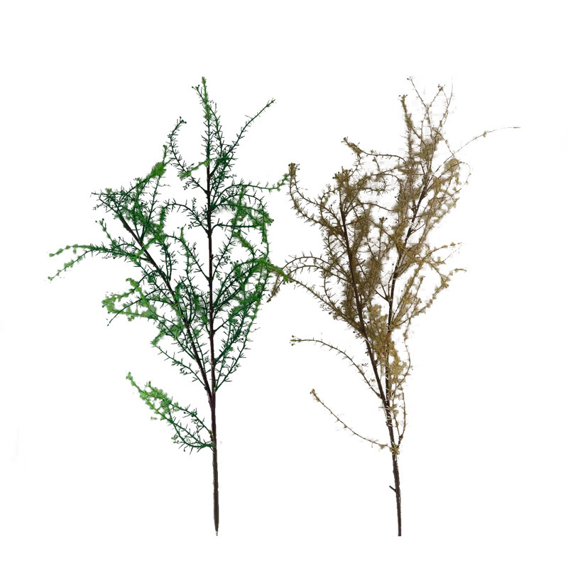 Simulation of tropical leaves floor to ground Alhagi sibiricum desert plant Museum engineering wholesale