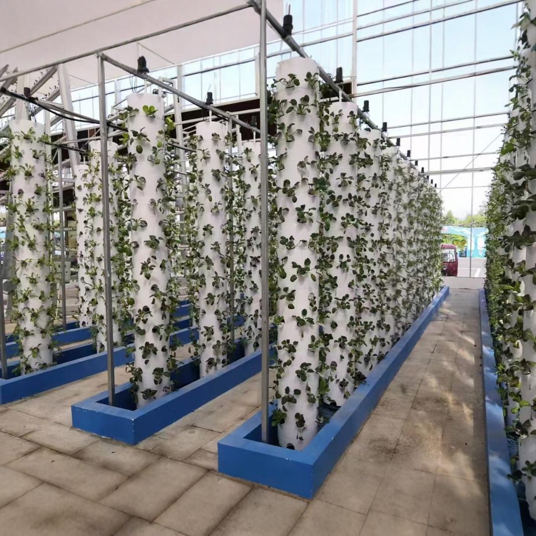 Torre de plantación hidropónica, tanque de cultivo sin suelo, tanque hidropónico, instalaciones de plantación de invernadero, marco de plantación de cultivo tridimensional