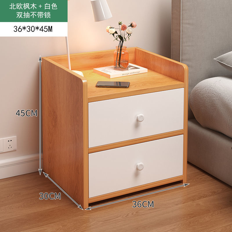(잠금 장치가없는 이중 펌핑) 45cm 노르딕 메이플 + 화이트