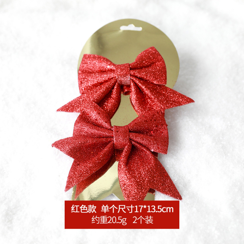 クリスマスの装飾品のスパンコールの大きい蝶結びは卸売りできます。|undefined