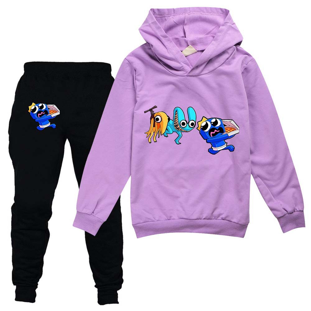 Capítulo 2 Conjunto infantil de primavera e outono Rainbow Friends Amarelo Ciano_voghion.com