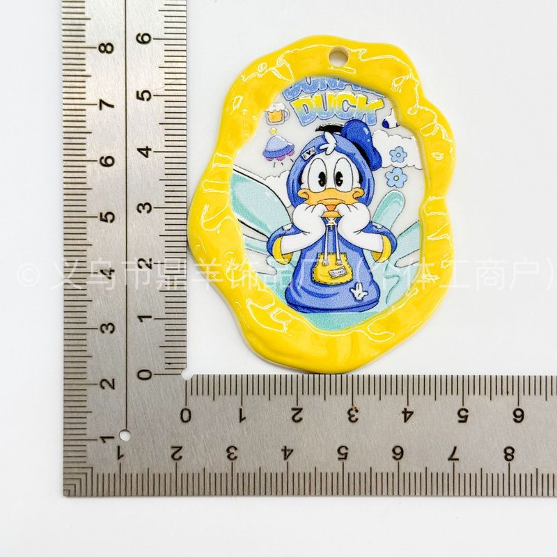 アクリル漫画プリントビーズかわいい特殊な形のペンダントキーホルダーペンダント携帯電話チェーンバッグペンダントアクセサリー装飾|undefined