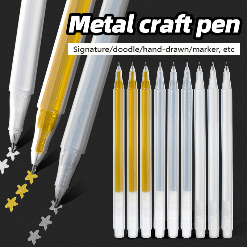 Anime Design Comic Hand-Drawn Highlighter Pen 0.6 Student Outlining Black Card Paper Special Art Brightening Neutral Pen White Anime Design Comic Hand-Drawn Highlighter Pen 0.6 Student Outlining Black Card Paper Special Art Brightening Neutral Pen White