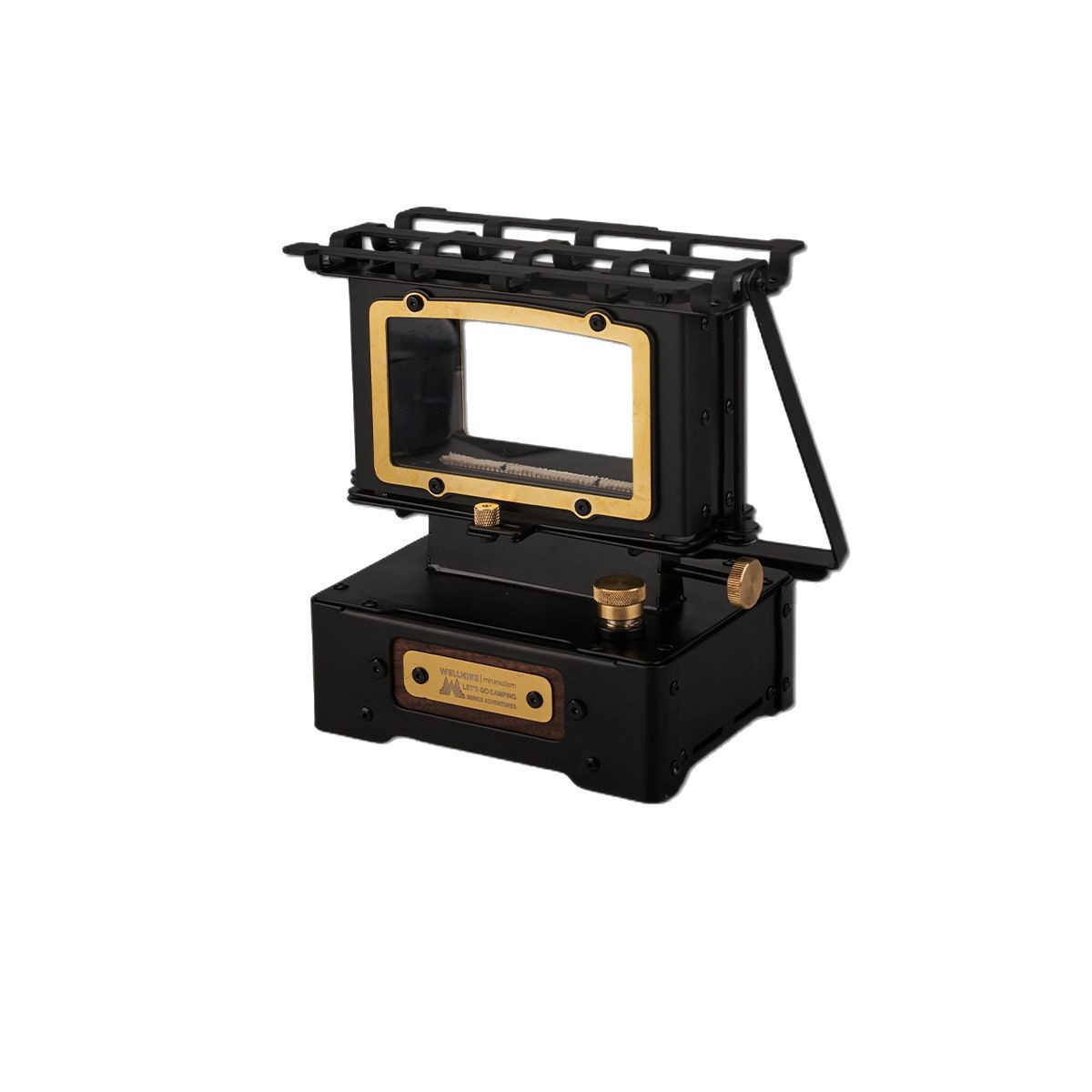 ウェルハイク屋外観火炉瑠璃灯灯油炉ミニ炉煮茶炉小型ストーブキャンプ炉