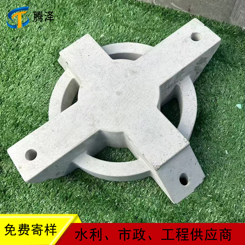 工厂直供十字形互锁砖河道连锁块生态挡土砖块植草砖混凝土水泥制