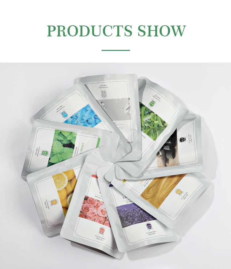 果冻水晶面膜粉补水修护玫瑰花瓣软膜粉100g美容院