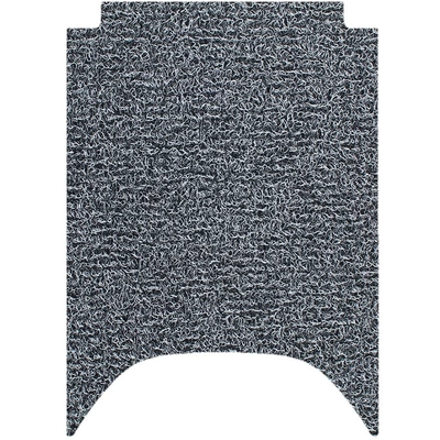 Suitable for 25 Models Electric vehicle foot mat - black-and-gray-silk-loop-floor-mats