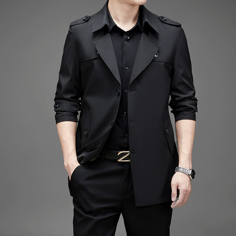 Autumn jacket, trench coat for leisure, Korean style