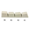 PBT no carcayer 1U thickened mechanical keyboard R1 R2 R3 R4 high personality monochrome multi -color rainbow match