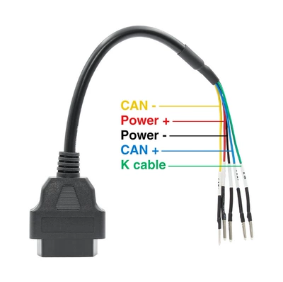 OBD Female 16 pin K line can line Jumper Tester K+can Jumper
