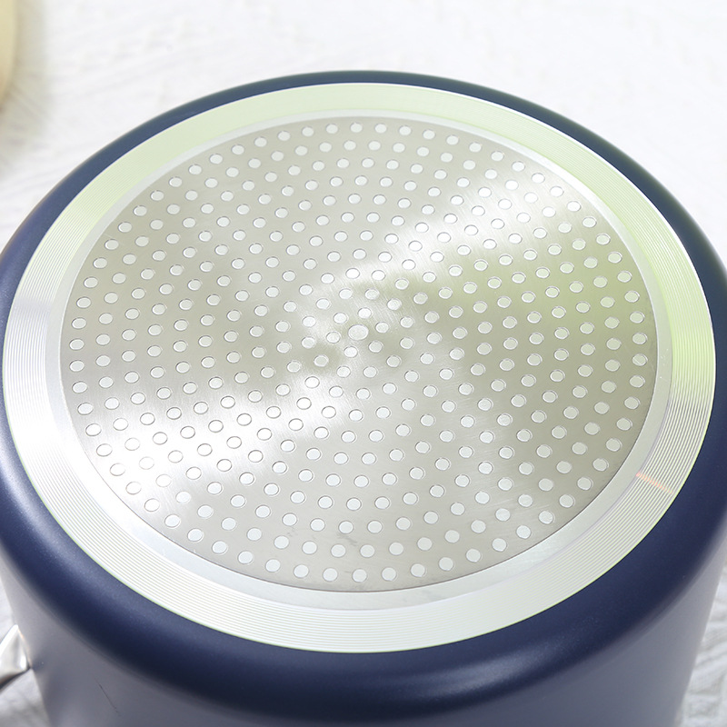 Nueva olla de sopa antiadherente de doble oído de gran capacidad para cocinar en el hogar olla de fideos instantáneos olla de regalo al por mayor