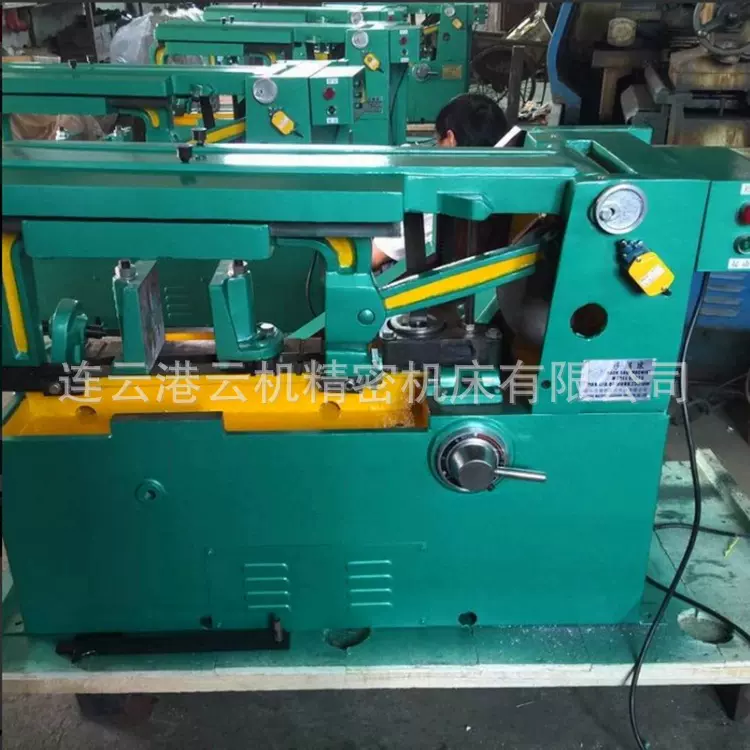 连云机弓锯床G7025 液压7025金属切割锯床 自动金属切割带锯床