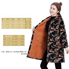 Velvet warm smock for adults and women in winter kitchen home long-sleeved thickened apron men's labor protection cotton work clothes