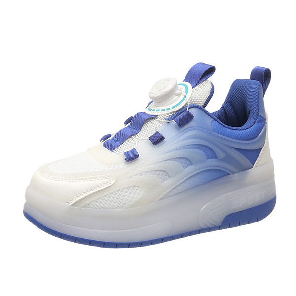 Children's dual wheel glowing skates for boys for students