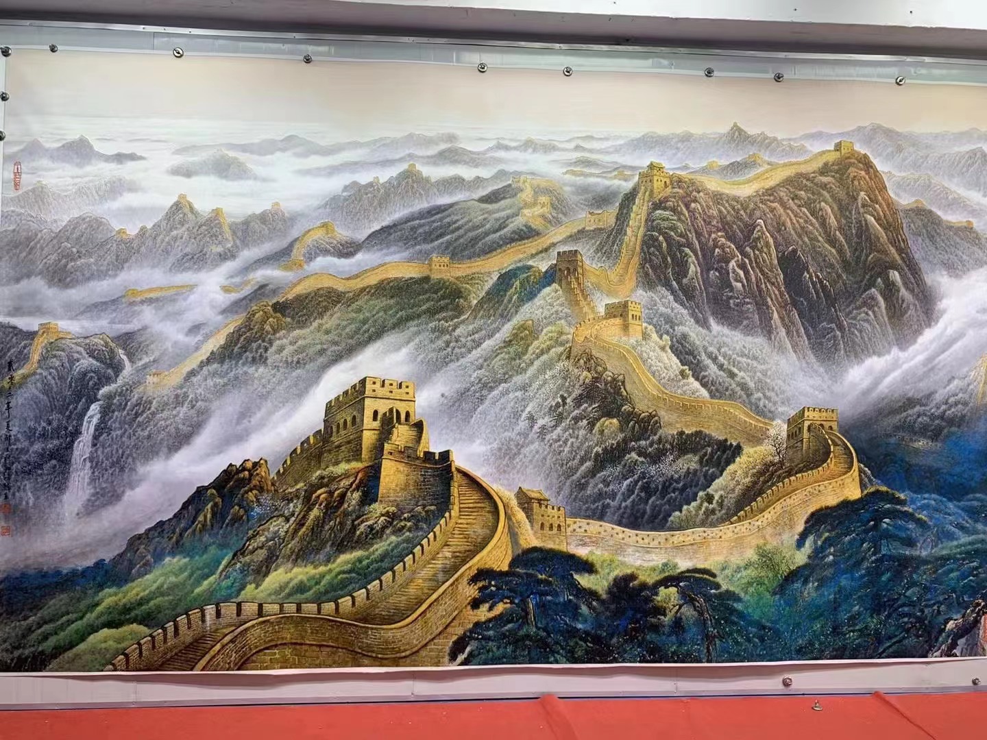 现代简约万里长城