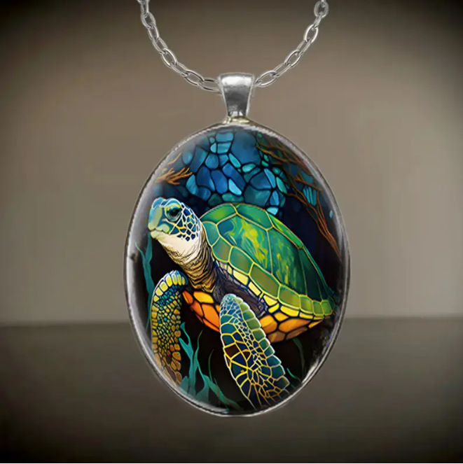 Glass pendant