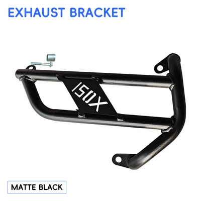 Motorcycle bumper, Suitable for Shengshi 150X crash - matte-blackenhanced-exhaust-bar