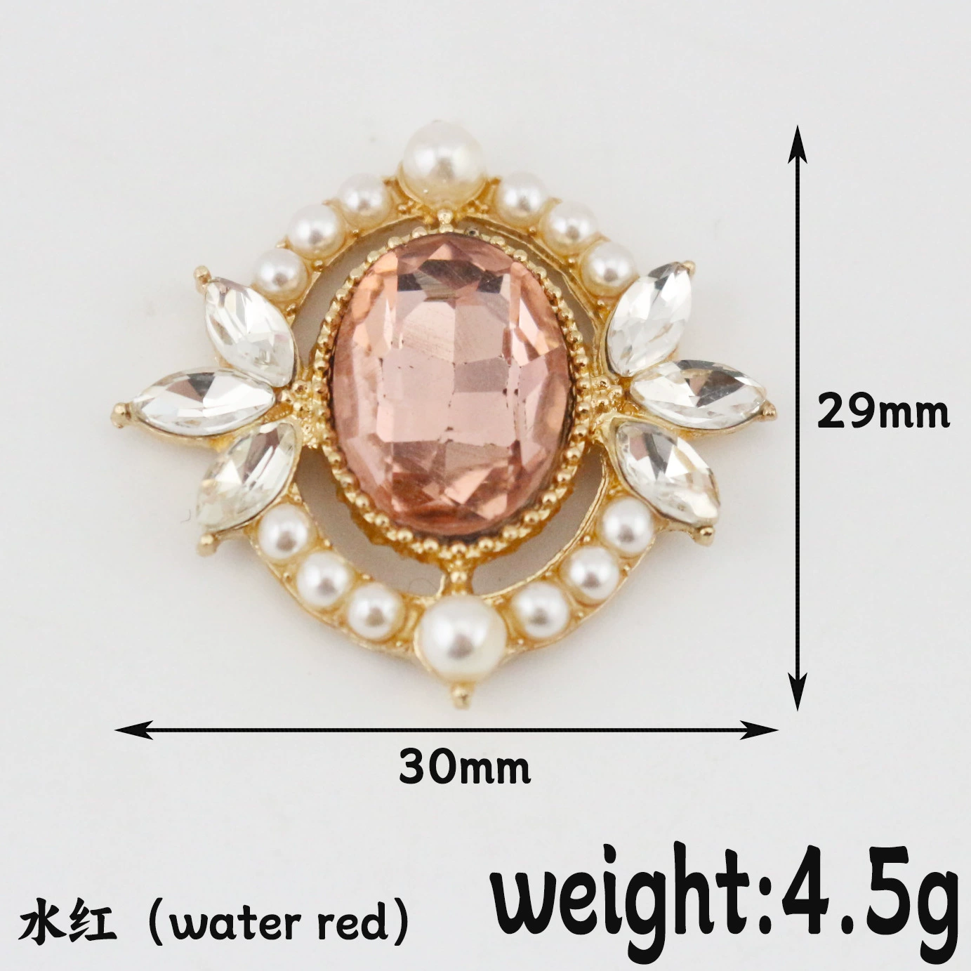 Металлические аксессуары из жемчуга, украшение для волос, аксессуар для сумки, для импорта