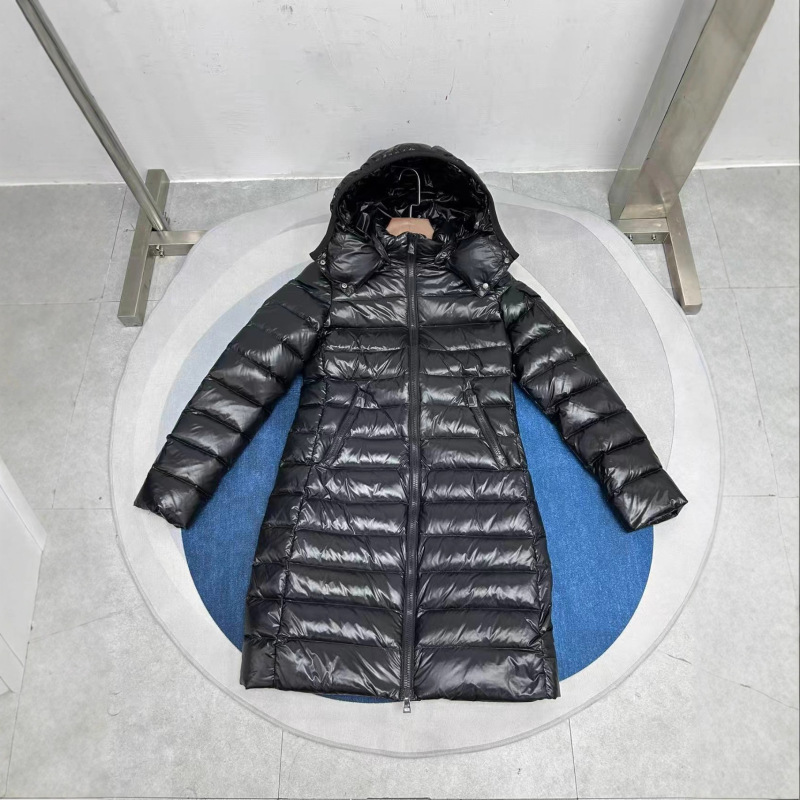 M002 M0Ka Shu Qi's Same Style Women's Long Hooded down Jacket